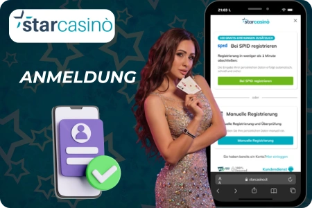 StarCasino-Registrierung
