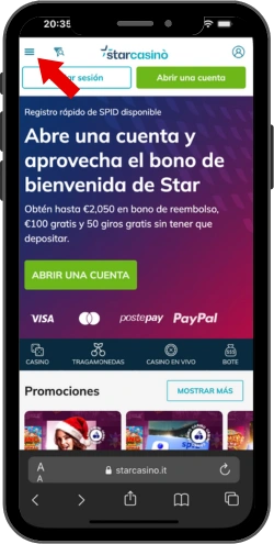 Accede al sitio oficial del casino