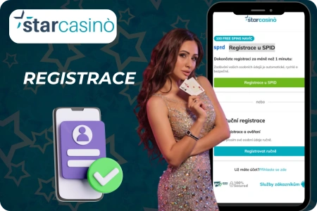 Registrace ve StarCasino