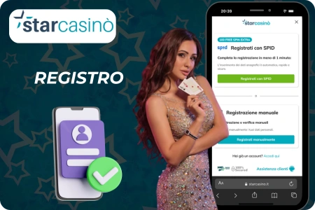 Registro en StarCasino