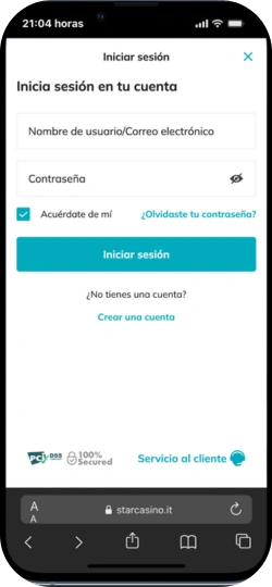 Promociones y tragaperras de Star Casino